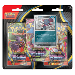 Phantasmal Flames: Weavile 3-Pack Blister - Phantasmal Flames