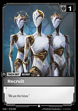 Recruit (V.3 - Common) - Origins (Common) [OGN-273]