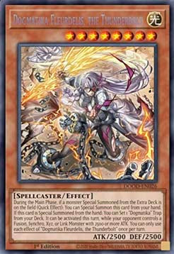 Dogmatika Fleurdelis, the Thunderbolt (V.1 - Secret Rare) - Doom of Dimensions (Secret Rare) [DOOD-026]