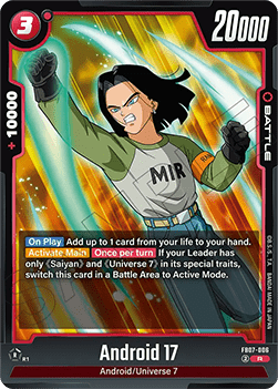 Android 17 (FB07-006) - Wish for Shenron [Fusion World] (Rare) [FB07-006]