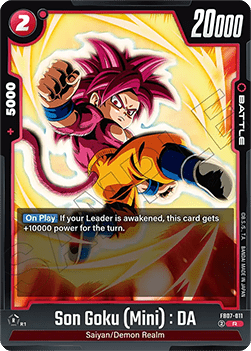 Son Goku (Mini) : DA (FB07-011) - Wish for Shenron [Fusion World] (Rare) [FB07-011]