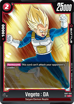 Vegeta : DA (FB07-020) - Wish for Shenron [Fusion World] (Uncommon) [FB07-020]