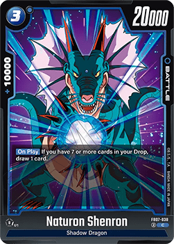 Naturon Shenron (FB07-038) - Wish for Shenron [Fusion World] (Common) [FB07-038]