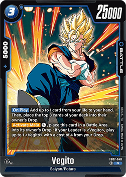Vegito (FB07-040) - Wish for Shenron [Fusion World] (Rare) [FB07-040]