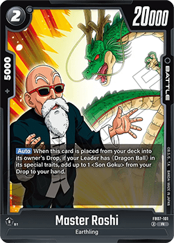 Master Roshi (FB07-101) - Wish for Shenron [Fusion World] (Rare) [FB07-101]
