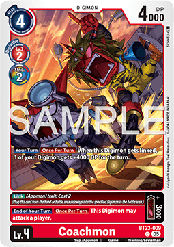 Coachmon (BT23-009) - Hackers' Slumber (Common) [BT-23-009]