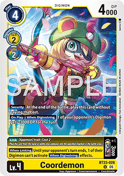 Coordemon (BT23-028) - Hackers' Slumber (Uncommon) [BT-23-028]