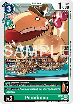 Perorimon (BT23-039) - Hackers' Slumber (Common) [BT-23-039]