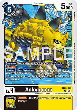Ankylomon (BT23-050) - Hackers' Slumber (Common) [BT-23-050]