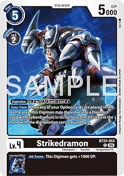 Strikedramon (BT23-053) - Hackers' Slumber (Common) [BT-23-053]