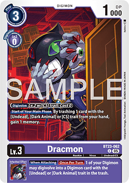 Dracomon (BT23-062) - Hackers' Slumber (Common) [BT-23-062]