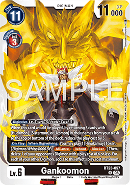 Gankoomon (BT23-057) - Hackers' Slumber (Rare) [BT-23-057]