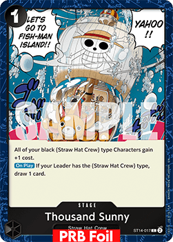 Thousand Sunny (ST14-017) (V.2) - The Best Vol.2 (Common) [PRB02-ST14-017]