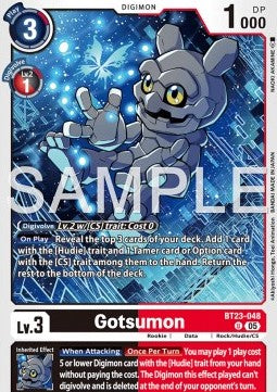 Gotsumon (BT23-048) - Hackers' Slumber (Uncommon) [BT-23-048]