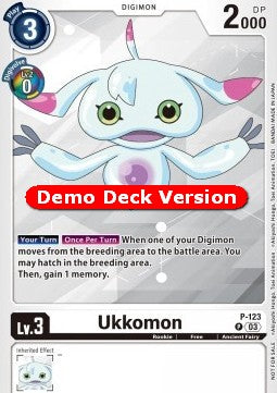 Ukkomon (P-123) - Digimon Demo Decks (Alternative Art) [DD-P-123]