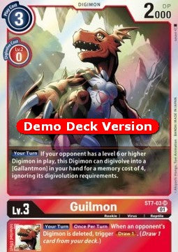 Guilmon (ST7-03) - Digimon Demo Decks (Alternative Art) [DD-ST7-03]