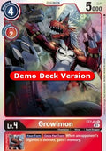 Growlmon (ST7-05) - Digimon Demo Decks (Alternative Art) [DD-ST7-05]