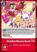 Vermilion Memory Boost! (LM-045) - Premium Bandai Products (Promo) [PB-XX-LM-045]