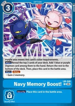 Navy Memory Boost! (LM-046) - Premium Bandai Products (Promo) [PB-XX-LM-046]