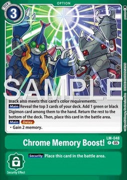 Chrome Memory Boost! (LM-048) - Premium Bandai Products (Promo) [PB-XX-LM-048]