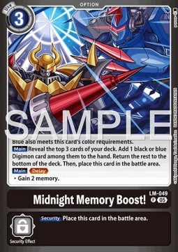 Midnight Memory Boost! (LM-049) - Premium Bandai Products (Promo) [PB-XX-LM-049]