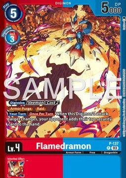 Flamedramon (P-137) - Premium Bandai Products (Alternative Art) [PB-XX-P-137]