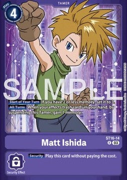 Matt Ishida (ST16-14) - Premium Bandai Products (Alternative Art) [PB-XX-ST16-14]