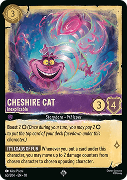 Cheshire Cat - Inexplicable - Whispers in the Well (Super Rare) [10WHI-060]