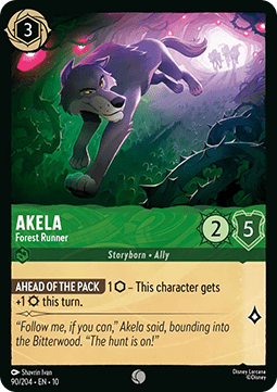 Akela - Forest Runner - Whispers in the Well (Common) [10WHI-090]