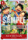 Ace & Sabo & Luffy (OP13-007) (V.1) - Carrying on his Will (Super Rare) [OP13-007]
