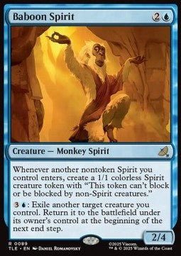 Baboon Spirit (V.1) - Magic: The Gathering | Avatar: The Last Airbender: Eternal (Rare) [TLE-89]