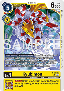 Kyubimon (ST22-03) - Advanced Deck: Amethyst Mandala (Common) [ST-22-03]