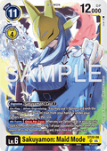 Sakuyamon: Maid Mode (ST22-06) - Advanced Deck: Amethyst Mandala (Super Rare) [ST-22-06]