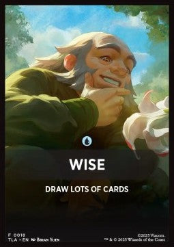 Jumpstart Pack Summary Card: Wise - Magic: The Gathering | Avatar: The Last Airbender: Extras (Tip Card) [XTLA-F18]