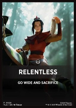 Jumpstart Pack Summary Card: Relentless - Magic: The Gathering | Avatar: The Last Airbender: Extras (Tip Card) [XTLA-F26]