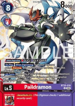 Paildramon (BT20-016) - Unnumbered Promos (Alternative Art) [UP-BT20-016]