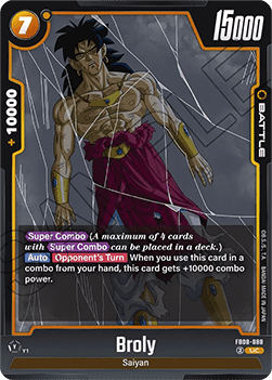 Broly (FB08-088) [Fusion World] (V.1 - Uncommon)