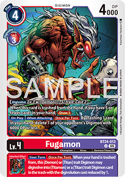 Fugamon (BT24-013) - Time Stranger (Uncommon) [BT-24-013]