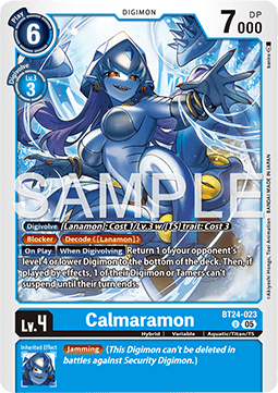 Calmaramon (BT24-023) - Time Stranger (Uncommon) [BT-24-023]