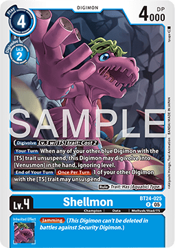 Shellmon (BT24-025) - Time Stranger (Rare) [BT-24-025]