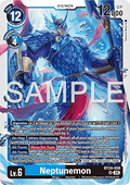Neptunemon (BT24-030) (V.1) - Time Stranger (Super Rare) [BT-24-030]