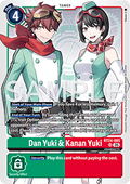 Dan Yuki & Kanan Yuki (BT24-085) (V.1) - Time Stranger (Super Rare) [BT-24-085]