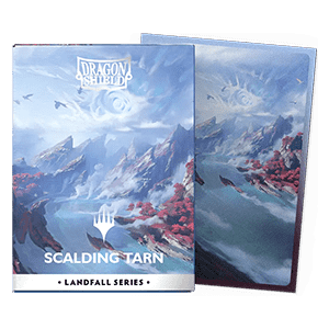 100 Dragon Shield Sleeves - Matte Dual Landfall Series "Scalding Tarn" - Magic the Gathering Products