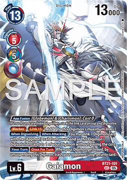 Gaiamon (BT21-101) (V.1) - Unnumbered Promos (Alternative Art) [UP-BT21-101]