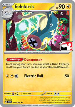 Eelektrik - Play! Pokémon Prize Pack Series Eight (Prize Pack Series) [PPS8-BLK 031]