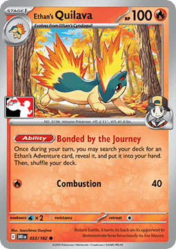 Ethan's Quilava - Play! Pokémon Prize Pack Series Eight (Prize Pack Series) [PPS8-DRI 033]