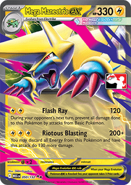 Mega Manectric ex - Play! Pokémon Prize Pack Series Eight (Prize Pack Series) [PPS8-MEG 050]