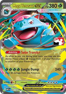 Mega Venusaur ex - Play! Pokémon Prize Pack Series Eight (Prize Pack Series) [PPS8-MEG 003]