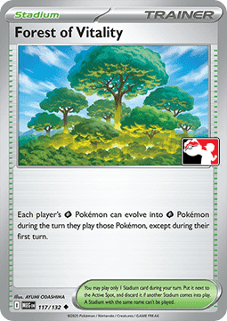 Forest of Vitality - Play! Pokémon Prize Pack Series Eight (Prize Pack Series) [PPS8-MEG 117]