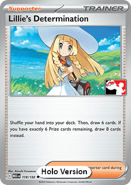 Lillie's Determination - Play! Pokémon Prize Pack Series Eight (Prize Pack Series) [PPS8-MEG 119]